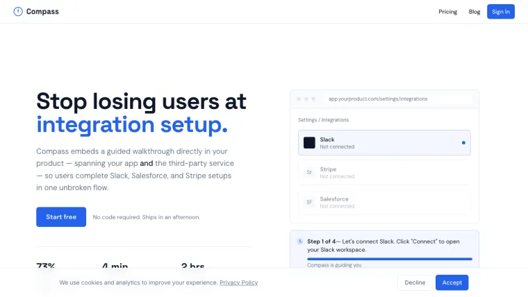 Compass live site